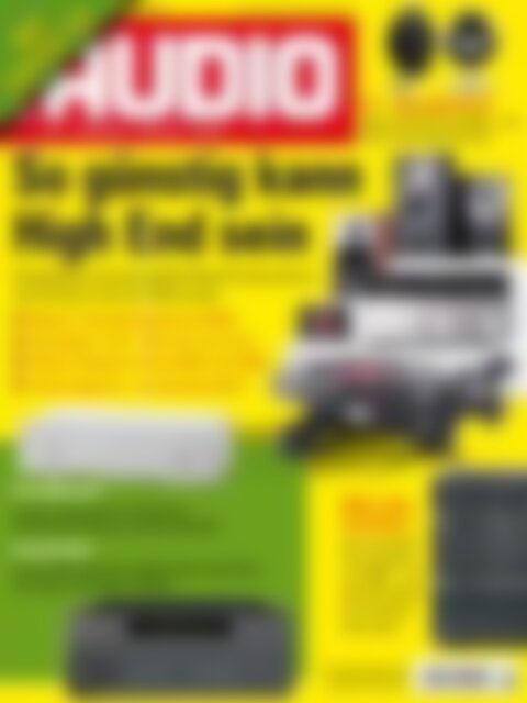AUDIO So günstig kann High End sein (Vorschau)