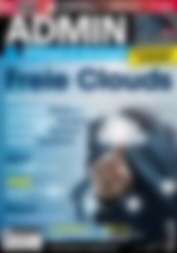 ADMIN Magazin Freie Clouds (Vorschau)