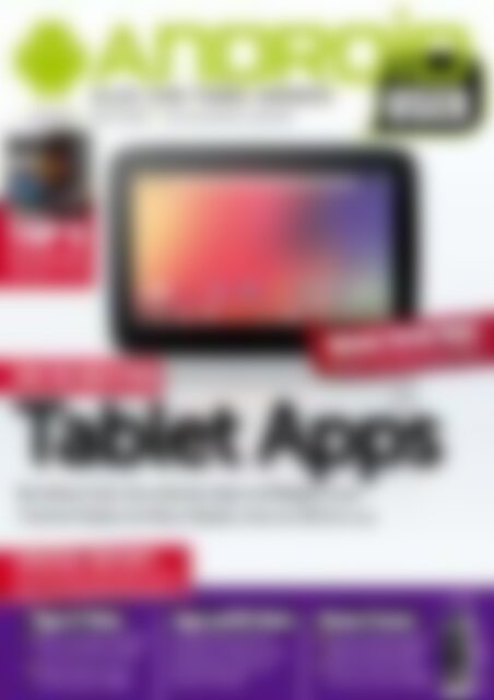 Android User Tablet Apps (Vorschau)