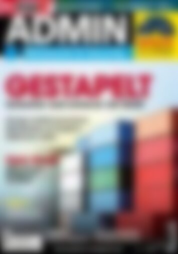 ADMIN Magazin Gestapelt - Schneller und sicherer mit RAID (Vorschau)