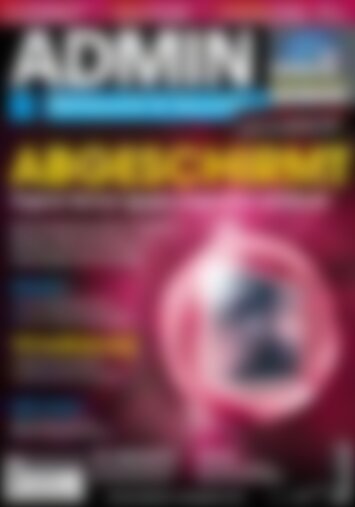 ADMIN Magazin Eigene Server gegen Angreifer schützen (Vorschau)