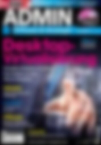 ADMIN Magazin Desktop-Virtualisierung (Vorschau)