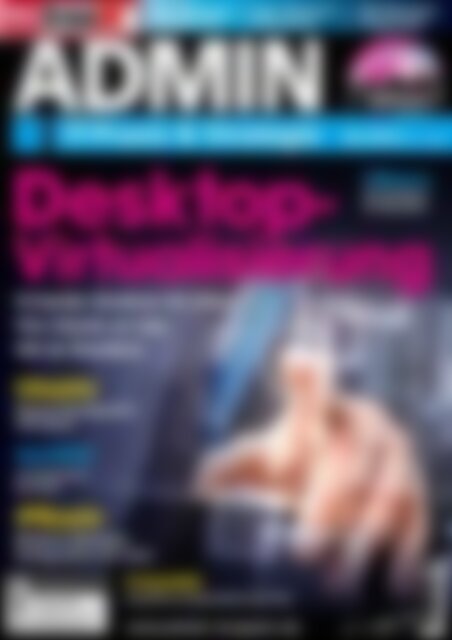 ADMIN Magazin Desktop-Virtualisierung (Vorschau)