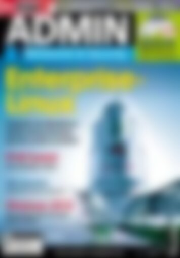 ADMIN Magazin Enterprise-Linux (Vorschau)
