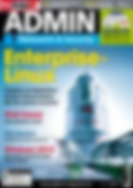 ADMIN Magazin Enterprise-Linux (Vorschau)