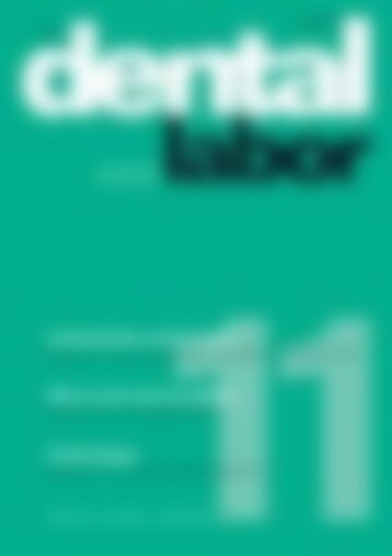 das dental labor Zahntechniker als Bachelor (Vorschau)
