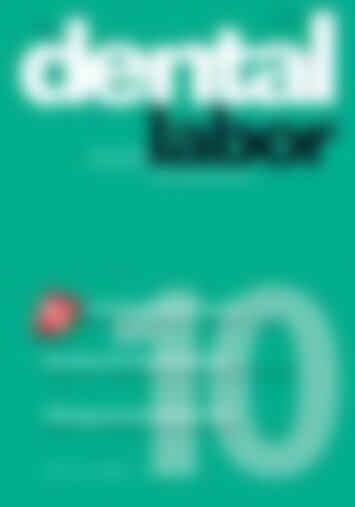 das dental labor So tickt der Dentalmarkt (Vorschau)