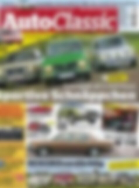 Auto Classic Sportive Schnappchen Vorschau