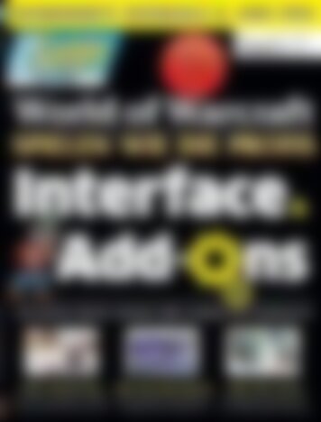 PC Games Sonderheft "WoW-Add-on" Interface Add-Ons (Vorschau)