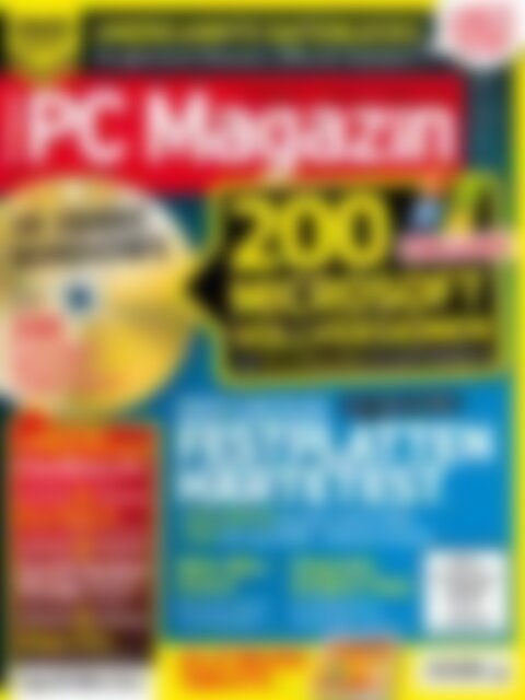 PC Magazin Premium XXL Der große Festplatten-Härtetest (Vorschau)
