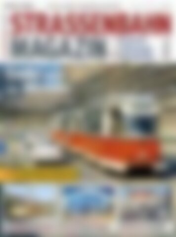 STRASSENBAHN MAGAZIN Das Ende nach der Wende (Vorschau)
