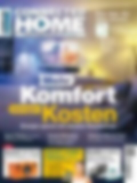 CONNECTED HOME Mehr Komfort weniger Kosten (Vorschau)