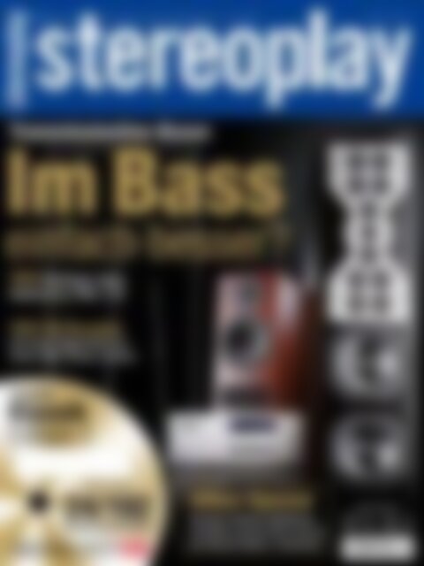 stereoplay Transmissionline-Boxen: Im Bass einfach besser? (Vorschau)