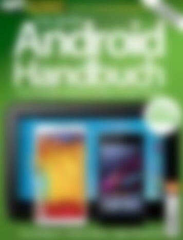 SFT PRAXIS "Das große Android-Handbuch" Das große Android-Handbuch (Vorschau)