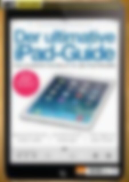 SFT WISSEN "Der ultimative iPad-Guide" Der ultimative iPad-Guide (Vorschau)