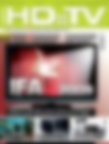 HDTV IFA 2009 (Vorschau)