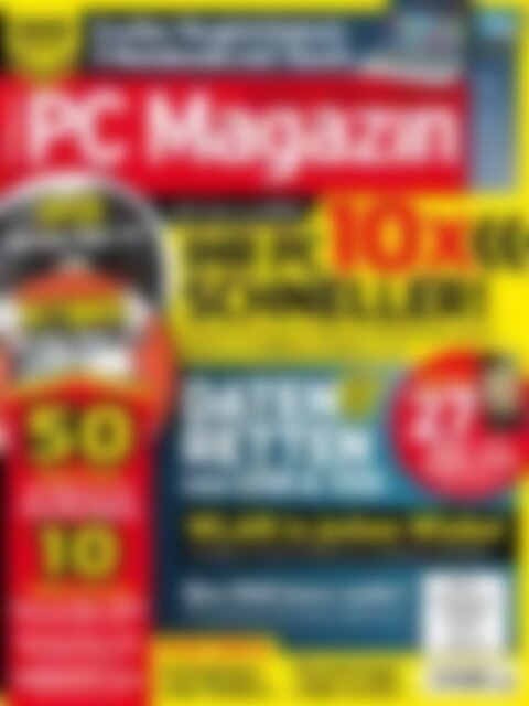 PC Magazin Classic XXL Ihr PC 10x schneller! (Vorschau)