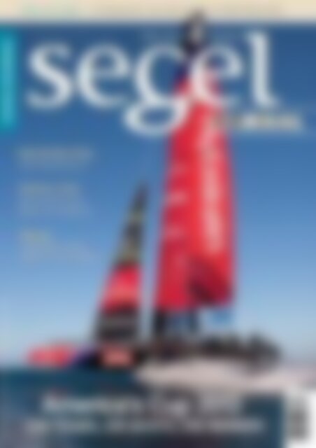 Segel Journal America's Cup 2013 (Vorschau)