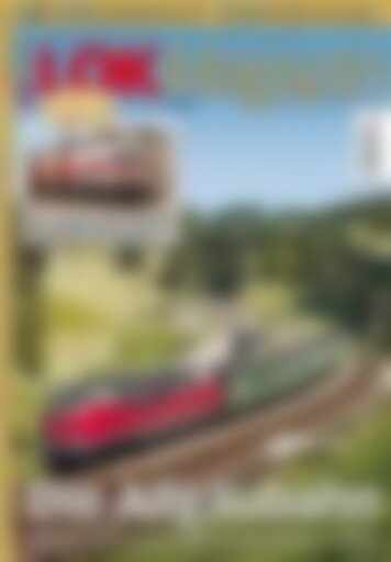 LOK Magazin Die Allgäubahn (Vorschau)