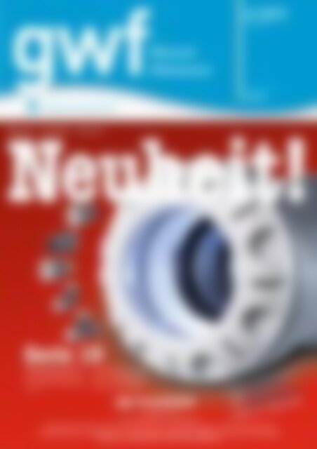 gwf Wasser/Abwasser Neuheit! (Vorschau)
