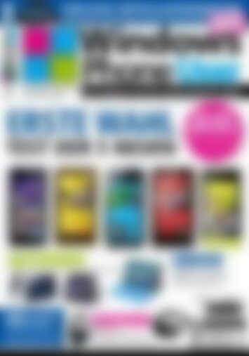 Windows Phone User Erste Wahl: Test der 5 Neuen (Vorschau)