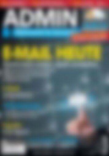 ADMIN Magazin E-Mail Heute (Vorschau)