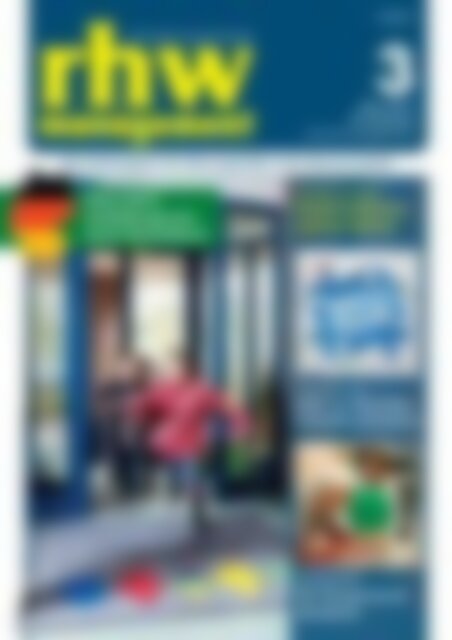 rhw management Ausbildungsreise durch Deutschland (Vorschau)