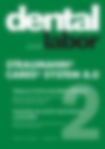 das dental labor Straumann Cares System 8.0 (Vorschau)