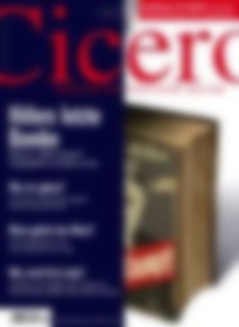 Cicero Hitlers letzte Bombe (Vorschau)