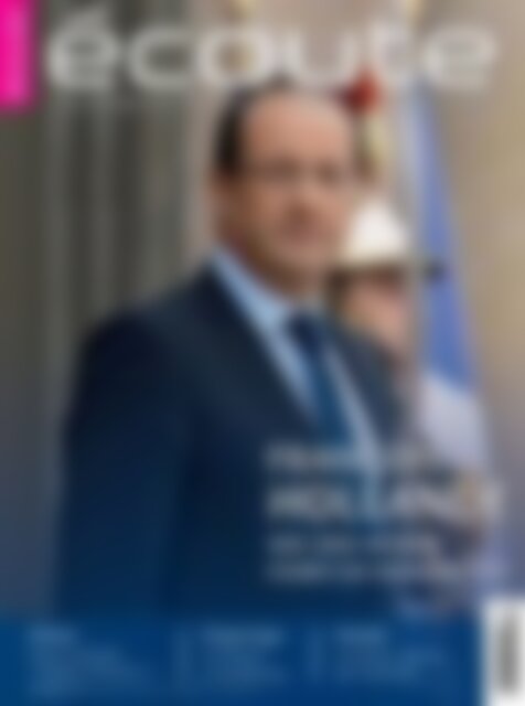 Écoute Francois Hollande - Wie und wohin führt er Frankreich? (Vorschau)
