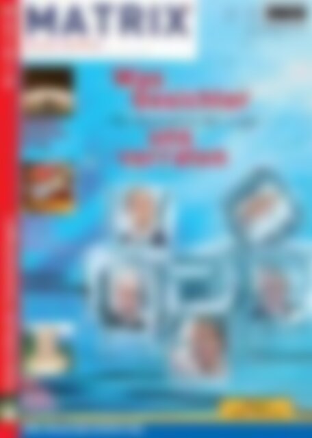 Matrix3000 Was Gesichter Uns Verraten Ausgabe 59 Vorschau - 