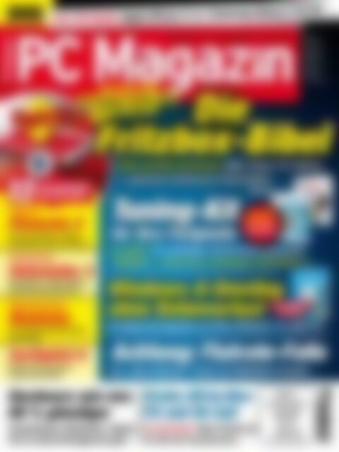 PC Magazin mit Film DVD Die Fritzbox-Bibel (Vorschau)
