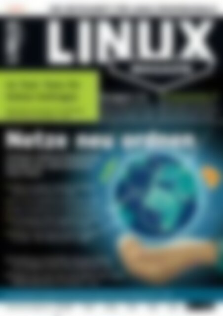 Linux-Magazin Netze neu ordnen (Vorschau)