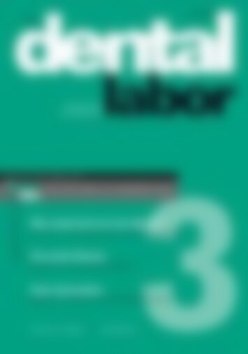 das dental labor Marktentwicklung (Vorschau)