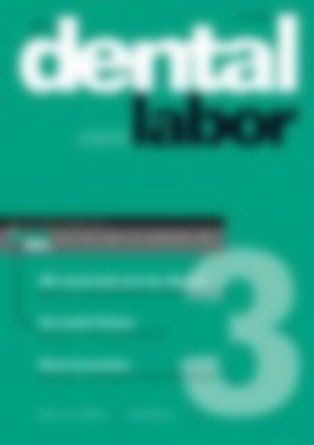 das dental labor Marktentwicklung (Vorschau)