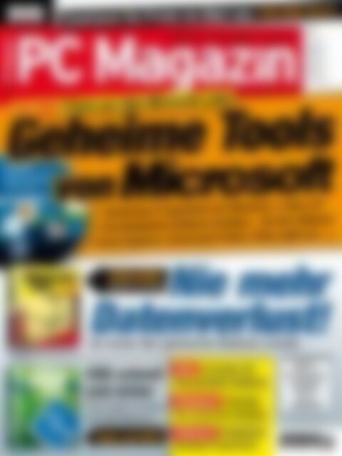 PC Magazin Classic DVD Geheime Tools von Microsoft (Vorschau)
