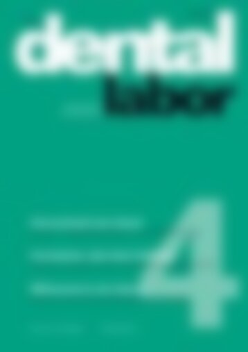 das dental labor Konventionell und virtuell (Vorschau)