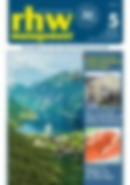 rhw management Psychosomatische Klinik - Ernährungsbegleiter in Norwegen (Vorschau)