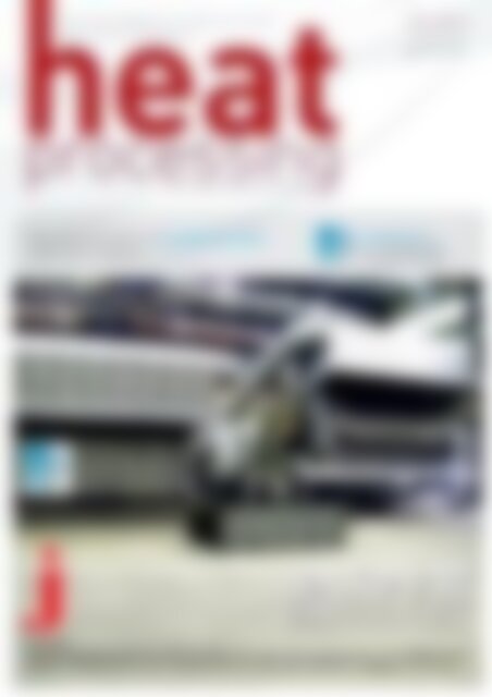 HEAT PROCESSING Read all about the exhibition in the Aluminium 2014 Special (Vorschau)