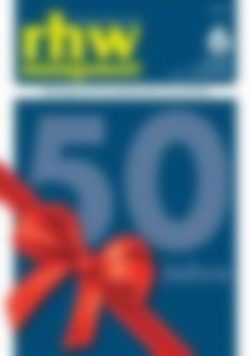 rhw management 50 Jahre (Vorschau)