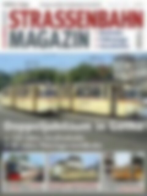 STRASSENBAHN MAGAZIN Doppeljubiläum in Gotha (Vorschau)