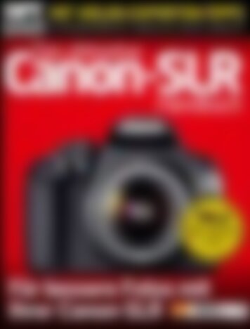 SFT Foto "Canon SLR: Das große Handbuch" SFT Foto "Canon SLR: Das große Handbuch" (Vorschau)