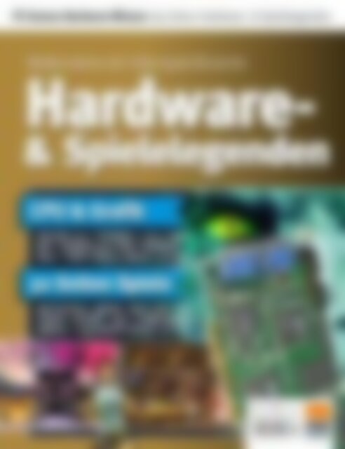PC Games Hardware Wissen – "Hardware & Spielelegenden" Hardware & Spielelegenden (Vorschau)