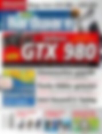PC Games Hardware Magazin Geforce GTX 980 (Vorschau)