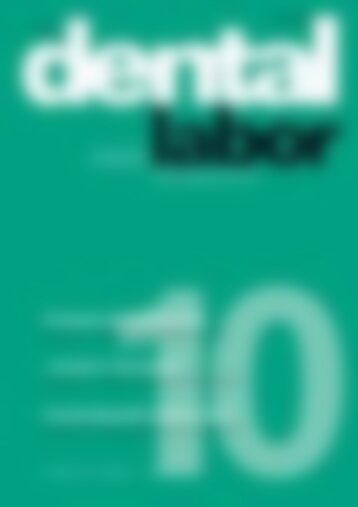 das dental labor Promoter der Zahntechnik (Vorschau)