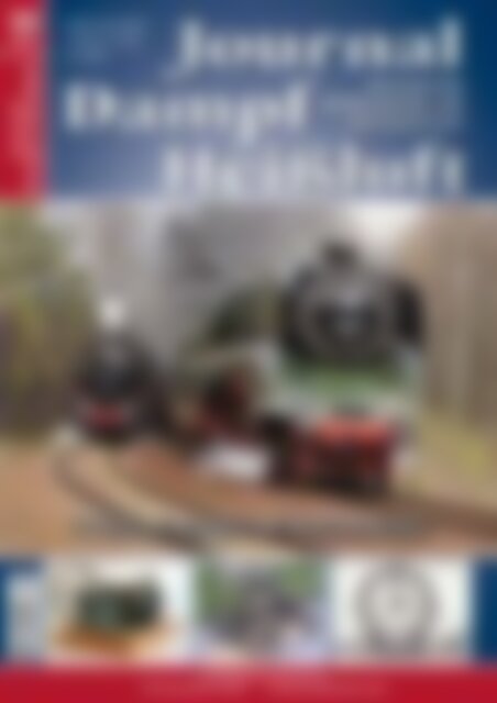 Journal Dampf & Heißluft 175 Jahre Leipzig-Dresdener Eisenbahn (Vorschau)