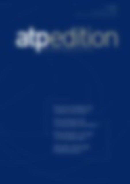 atp edition Dezentrale Intelligenz für modulare Automation (Vorschau)