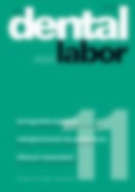 das dental labor Auf Augenhöhe begegnen (Vorschau)