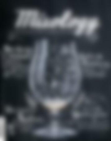 Mixology - Magazin für Barkultur 1-16