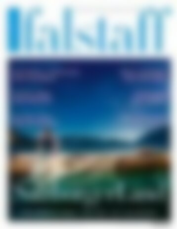 Falstaff Spezial Salzburger Land